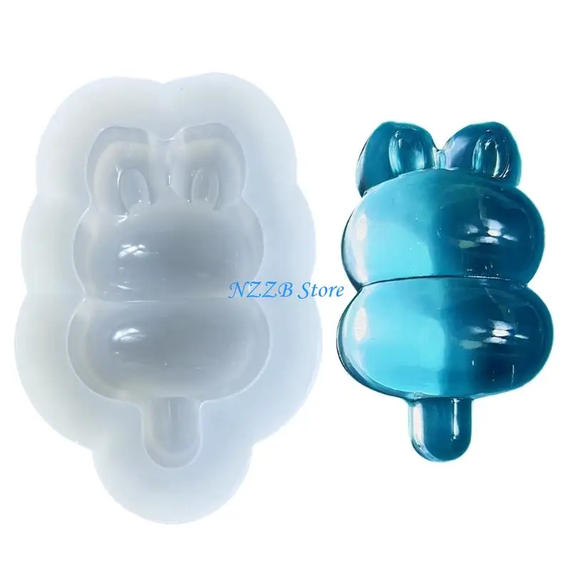 

T21F Hot Pots Silicone Mold Mochi Skewer Making Molds Resuable Casting Mould