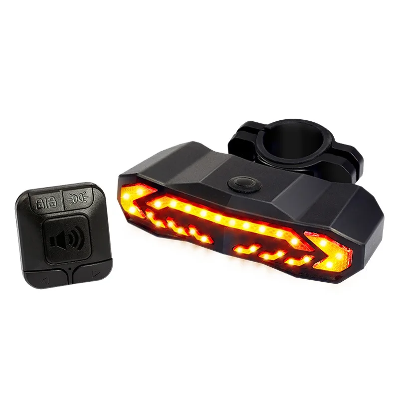 

brake induction lights bicycle waterproof energy-saving remote control charging anti-thef
