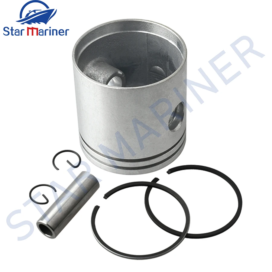 

6L5-11631 6L5-11610 Комплект поршней (STD) 46 мм для подвесного мотора Yamaha 2T 3HP 6L5-11631-00 6L5-11610-00 Аксессуары для лодочного двигателя