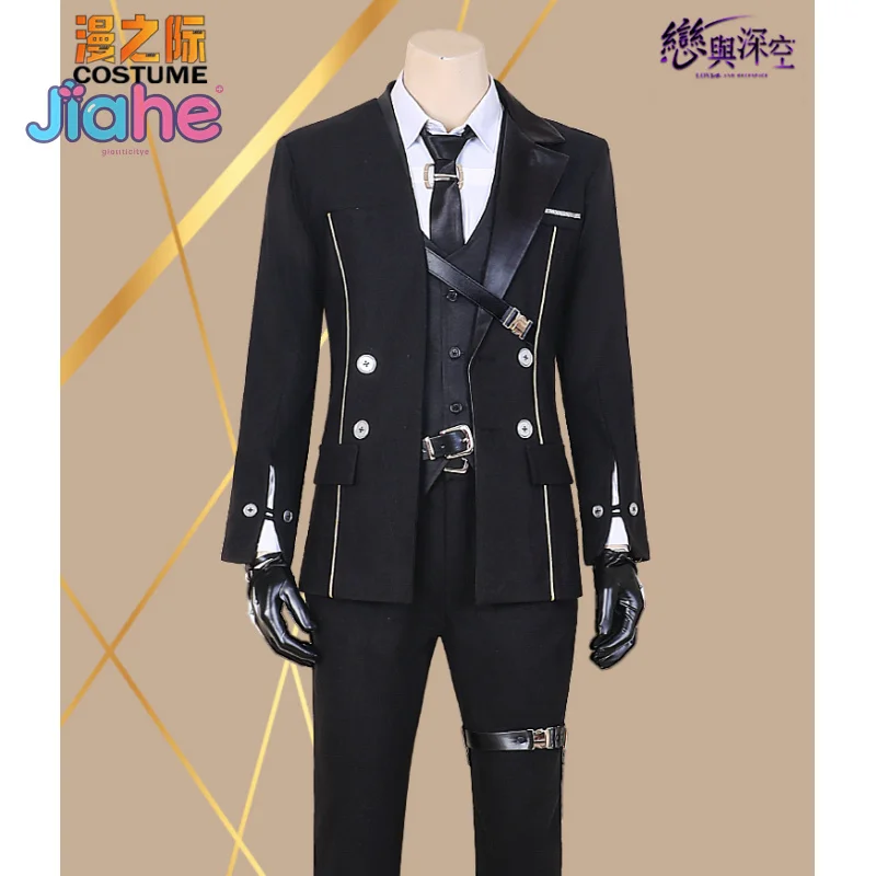 أزياء رافاييل كزيفير زين سيلوس لعبة الحب والعميق أزياء تنكرية لحفلات الهالوين بدلة وسيم وسراويل وقميص وربطة عنق للرجال مجموعة موحدة