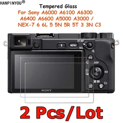 2 pièces pour Sony ILCE- A6700 A6000 A6100 A6300 A6400 A6female A5000 A3000 NEX-7 Guatemala Verre LED Film Protecteur d'écran