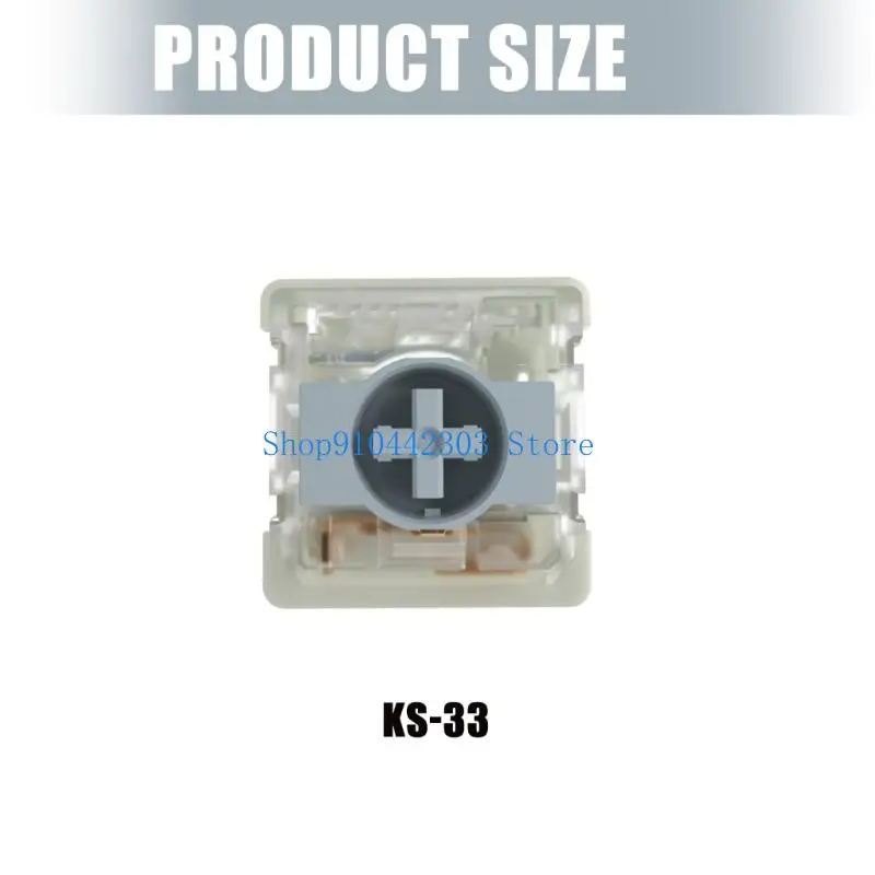 L4MD 4pcs Keyboard Mekanik Profil Rendah Beralih Linear Tenang Untuk Gaming dan Kantor GK61 GK87 Dengan Perjalanan Pendek Tepat