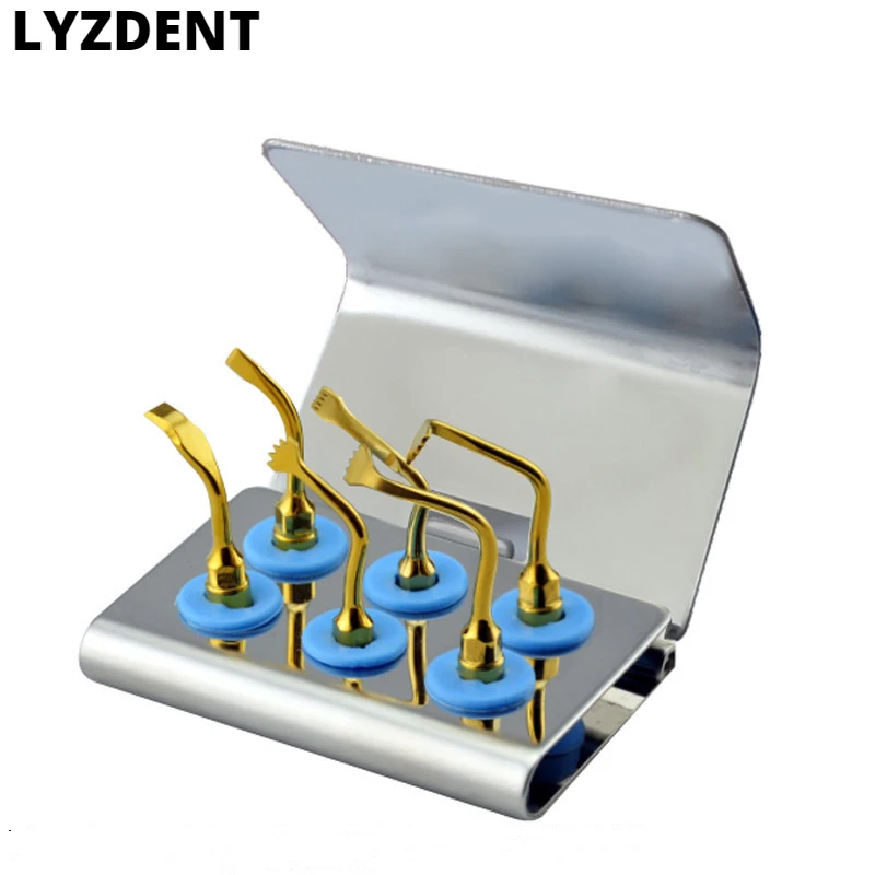 LYZDENT Piezosurgery Bone Cutting Tips Kit Compatible With Woodpecker And Mectron Dental Surgical Tools