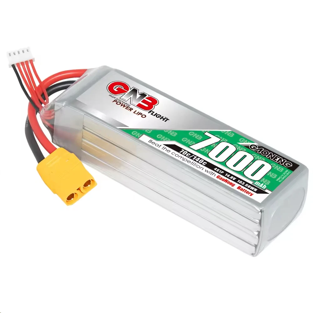 GNB GAONENG 7000mah 4S 14.8V 70C 140C XT90 RC LiPo Battery RC Car Drone Boat Truggy Truck Airplane Helicopter MultiCopter