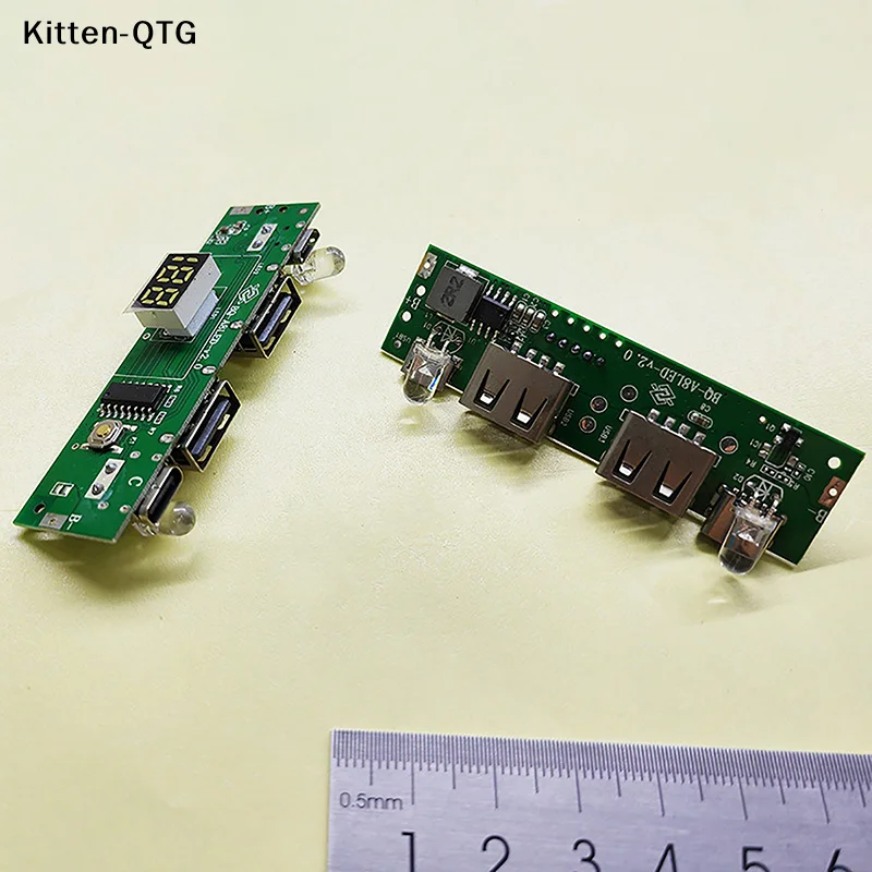 NEW 5V 2A Digital Display Power Bank Circuit Strip Module TYPE-C Micro USB A8188Mobile Power Motherboard