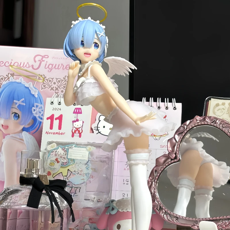 

A Different World Life From Scratch Rem Bandai Beautiful Angel Figure Scenery Official Spot Sexy And Cute Ornament Gifts
