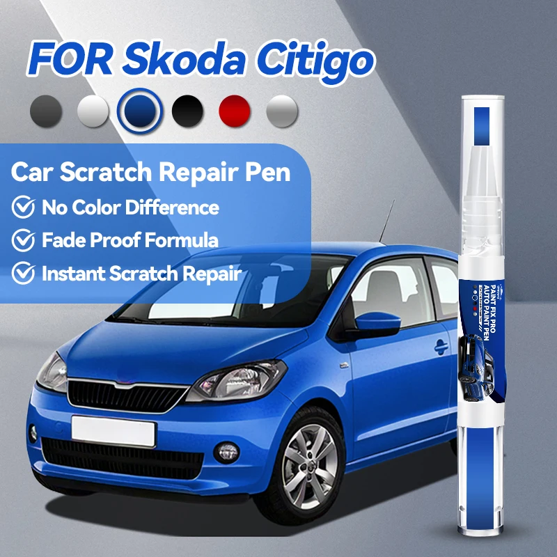 

Горячая новинка 2026: Ручка-карандаш для ремонта автомобильной краски Skoda Citigo, средство для удаления царапин, аксессуары для автопокраски
