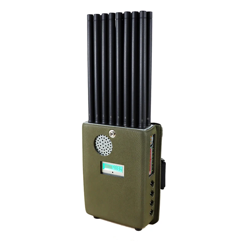 Heavy duty 18-frequency communication suppresor, Internet Terminator 250-m-12x 64 (w4162ru) Mobile and cellular jam, int