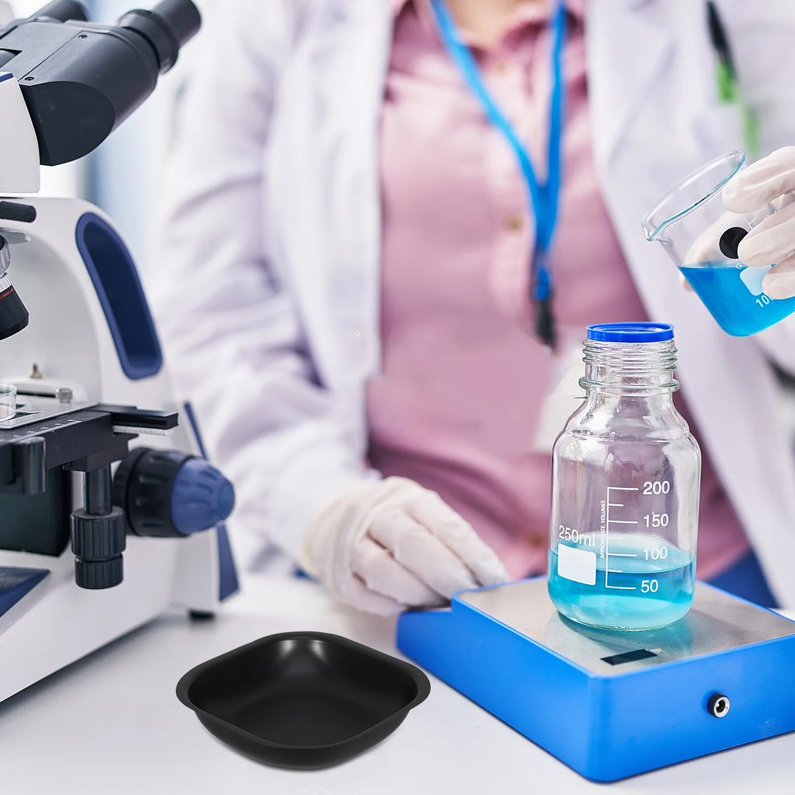 

30 Pcs Plastic Weighing Pan Lab Scale Dish Boat Weight Epoxy Mixing Tray Sample Resin