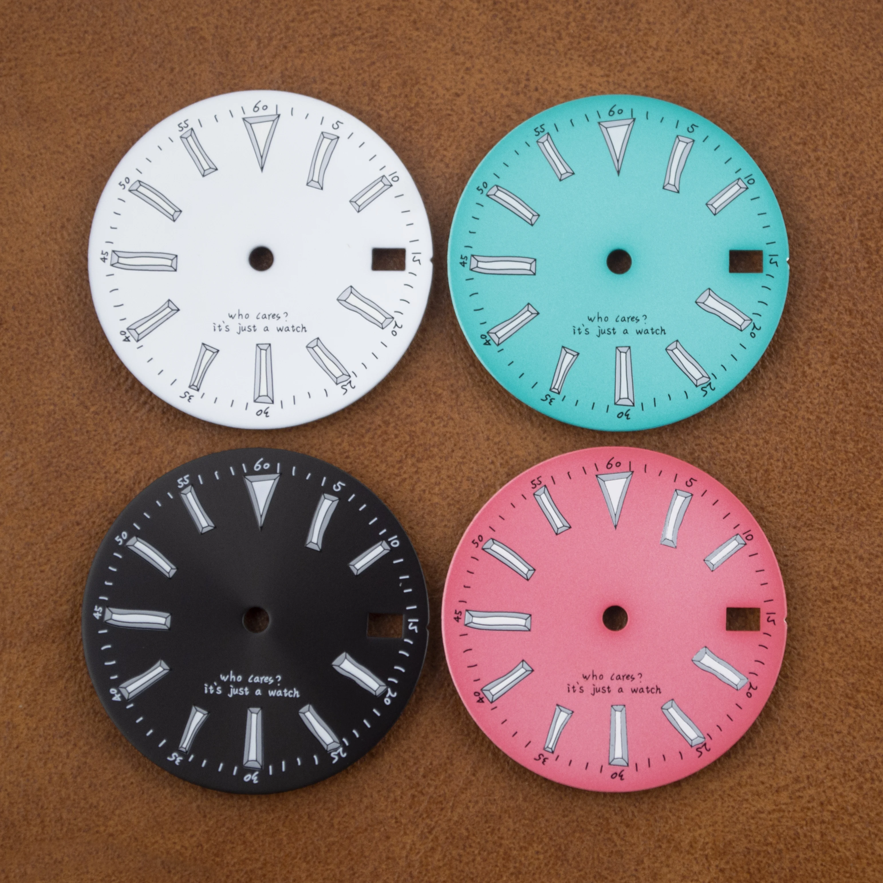 

28.5mm New Pink NH35 Dial Watch Dial Watch Face for Datejust NH35 Automatic Movement Watch Accessories Parts Replacements