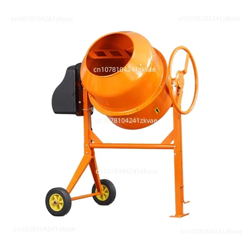 70L Small Horizontal Vertical Electric Concrete Mortar Cement Feed Mixer Drum Type Electric Mixer Construction Site  Machine