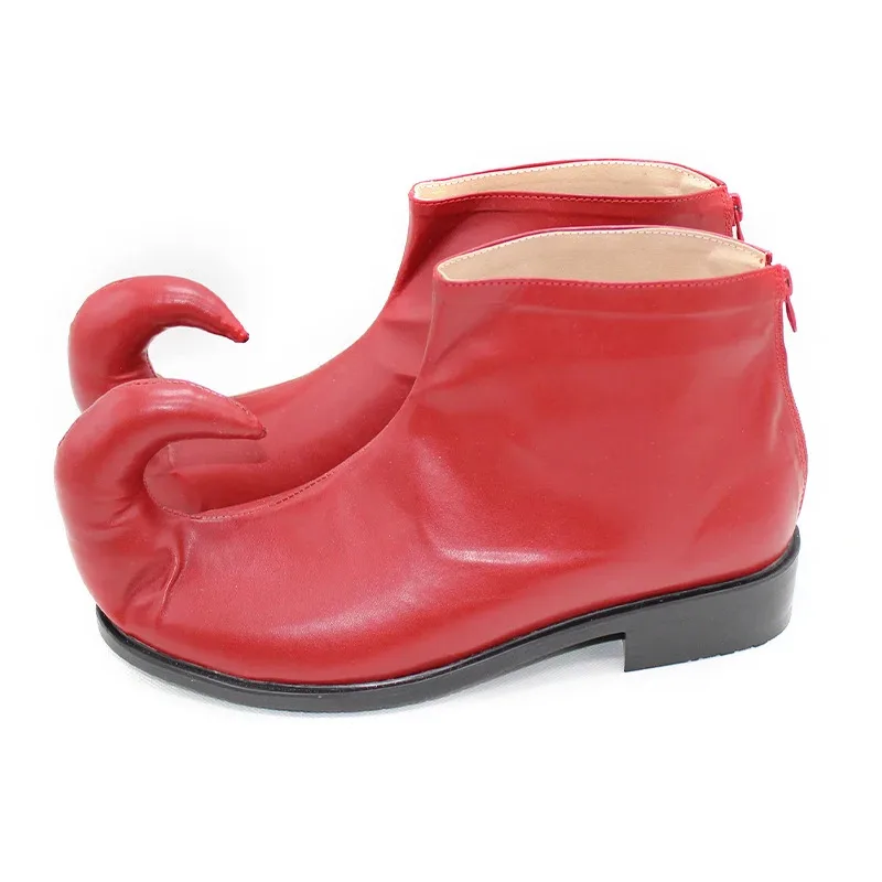 Sepatu Cosplay Anime Buddy The Elf Hyskoa Hisoka Sepatu Aksesori Alat Peraga Kostum Pesta Halloween Buatan Khusus Sepatu Pria Dewasa Ir;l5