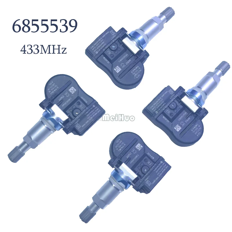 

1/4 шт. 6855539 Датчик давления в шинах для Alpina B3 BMW 1 2 3 4 i3 i8 x1 x2 x5 x6 Min 433 МГц Автомобильный датчик давления в шинах TPMS