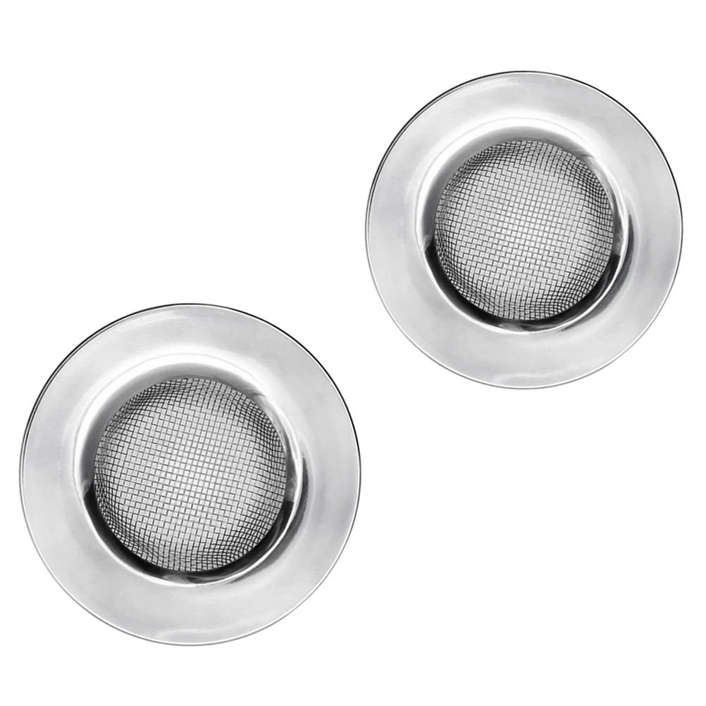 4Pcs Edelstahl Waschbecken Filter Abdeckung Anti-Rost Langlebig Haar Catcher Küche Badezimmer Abfluss Schutz Waschbecken Filter