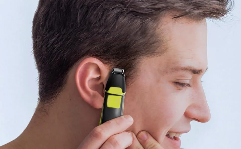 Ersatzklingen Kompatibel mit OneBlade QP2620/QP2630 - Selbstschärfende Keramik- & Abgerundete Sicherheitskanten Präzisionstrimmer – Detail 2