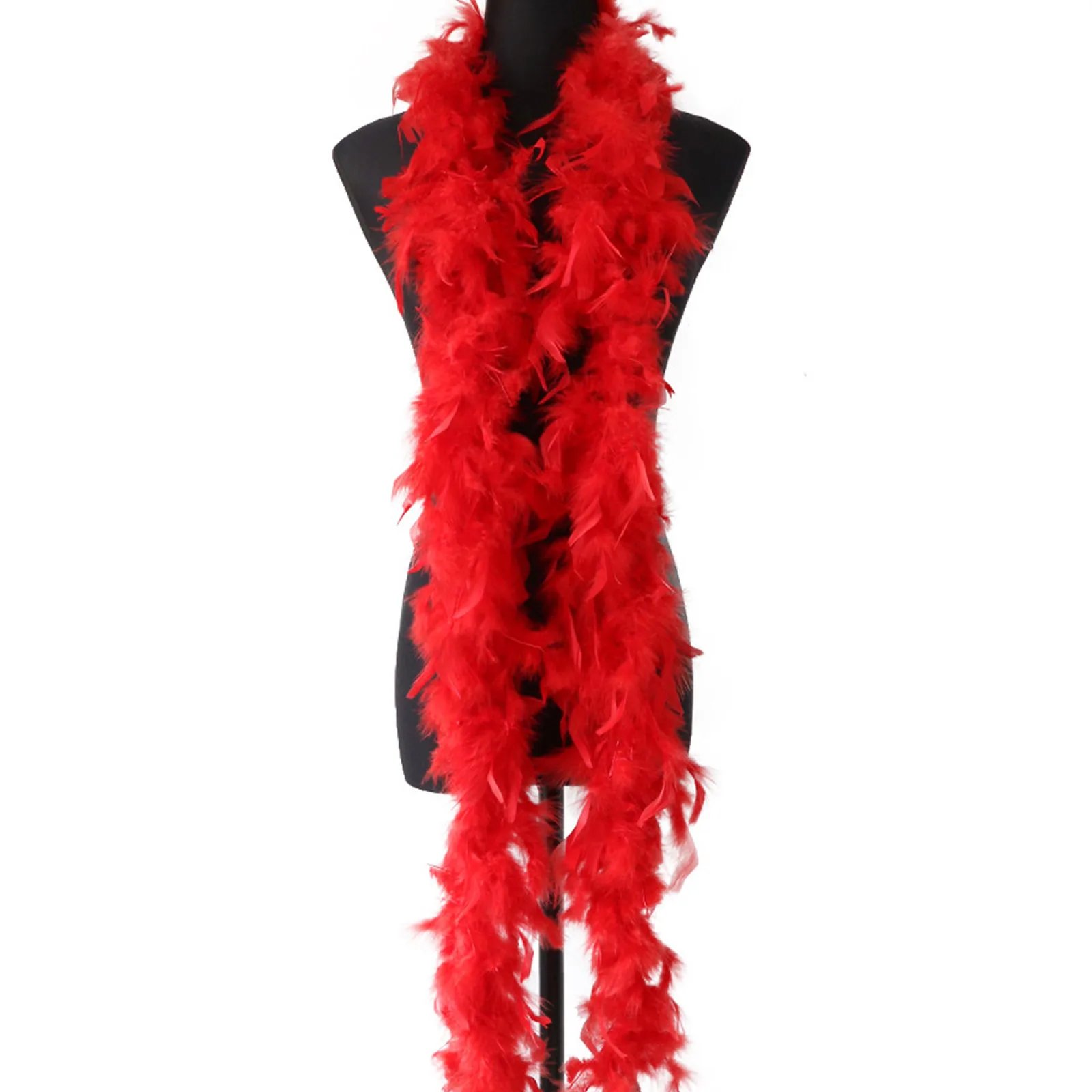 

Women Boa Exquisite Soft Touch Decoration Red Boa Party Wedding Costume 1920s Accessories 1920s Accessories