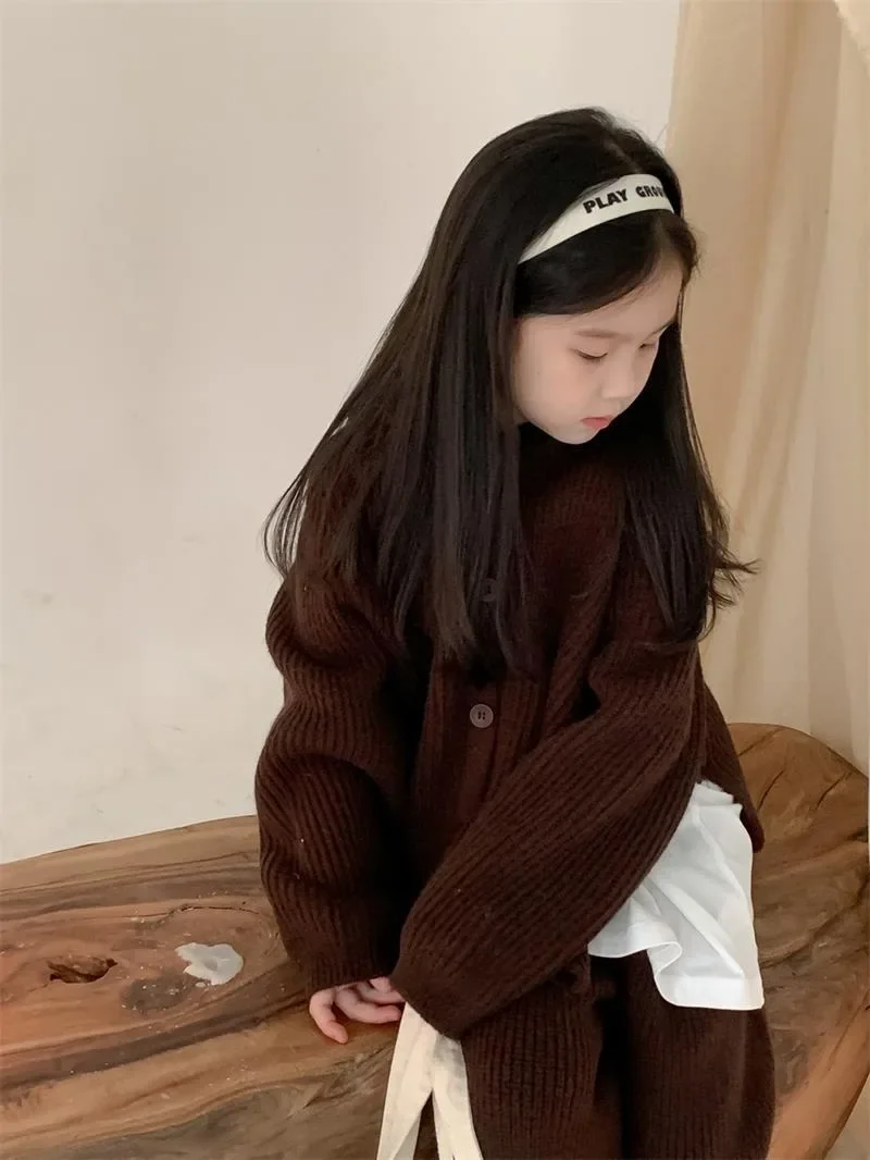girls'-thickened-knit-2-piece-set-for-autumn-winter-new-arrival-stylish-hooded-jacket-straight-leg-pants