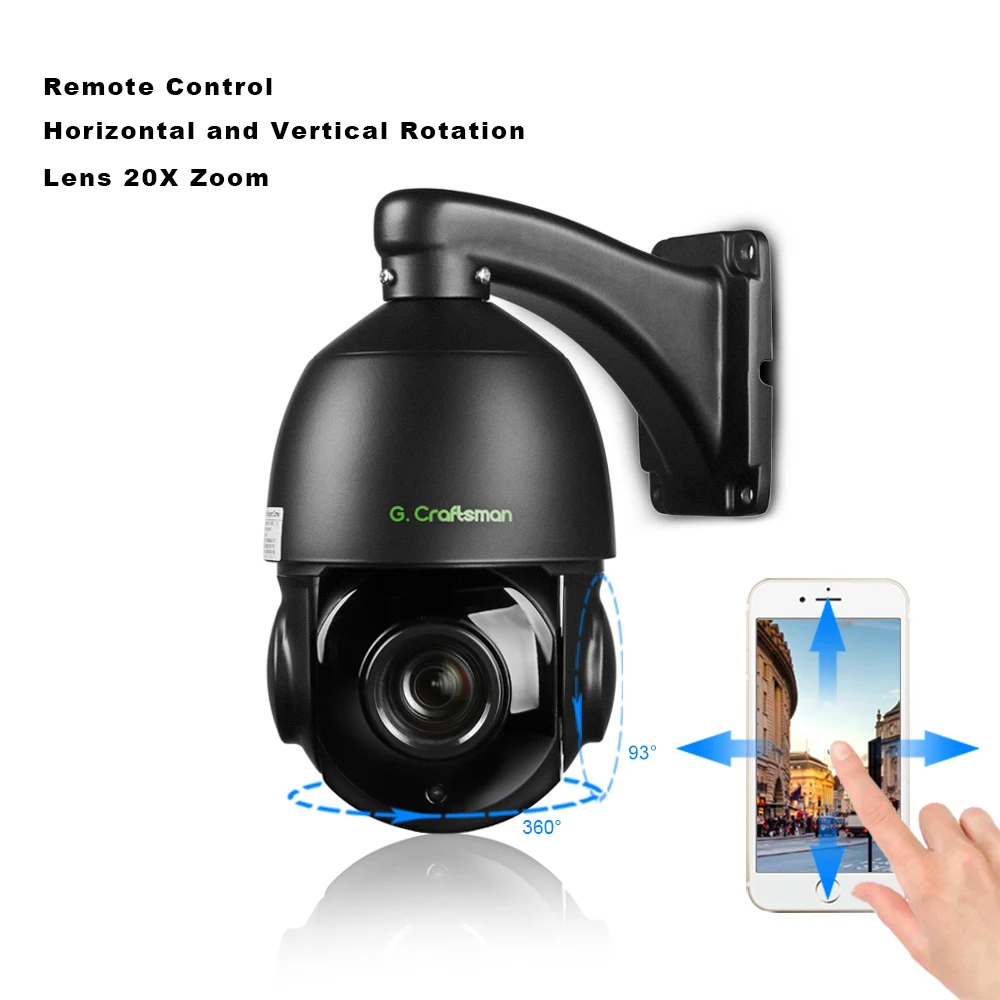 Imagem -03 - Xmeye 6.0mp Poe 20x Ptz Dome Sony335 Zoom Óptico Humano ir 60m Cctv Segurança à Prova Impermeável Água g. Artesão ru