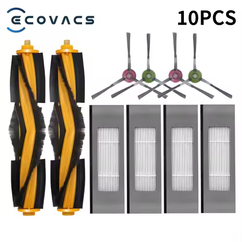 ECOVACS Deebot T8 AIVI T9 AIVI N8 Pro AIVI N9 N10 N10 Plus Accessories Main brush, side brush, filter, dust bag,Hepa Filter - Image 25