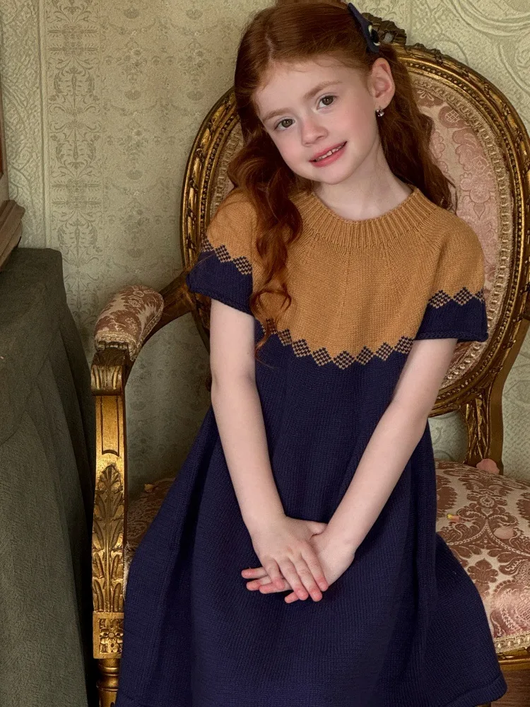 

Blue Hollow Out Slip Dress Elegant 2025 Summer Fashion New Hollow Embroidery Backless Dress