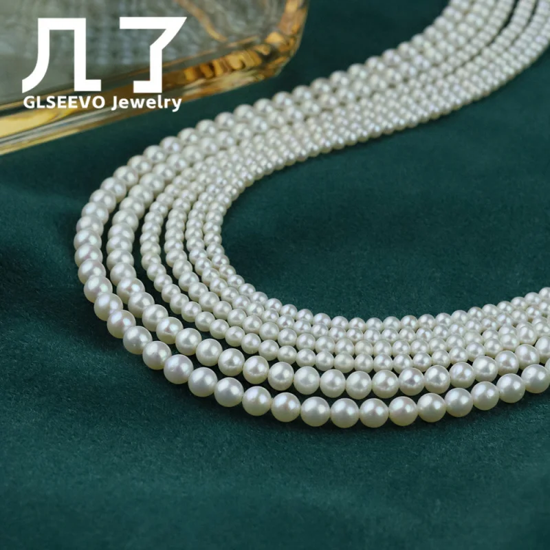 

Zhuji Pearl Small Beads2-5mmSlightly Flawed Near Perfect Round Strong LightdiyNecklace Bracelet Accessories Natural Freshwater P