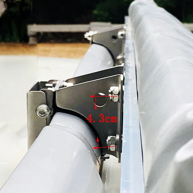 Customized side tent sunshade canopy vertical dry installation bracket domineering