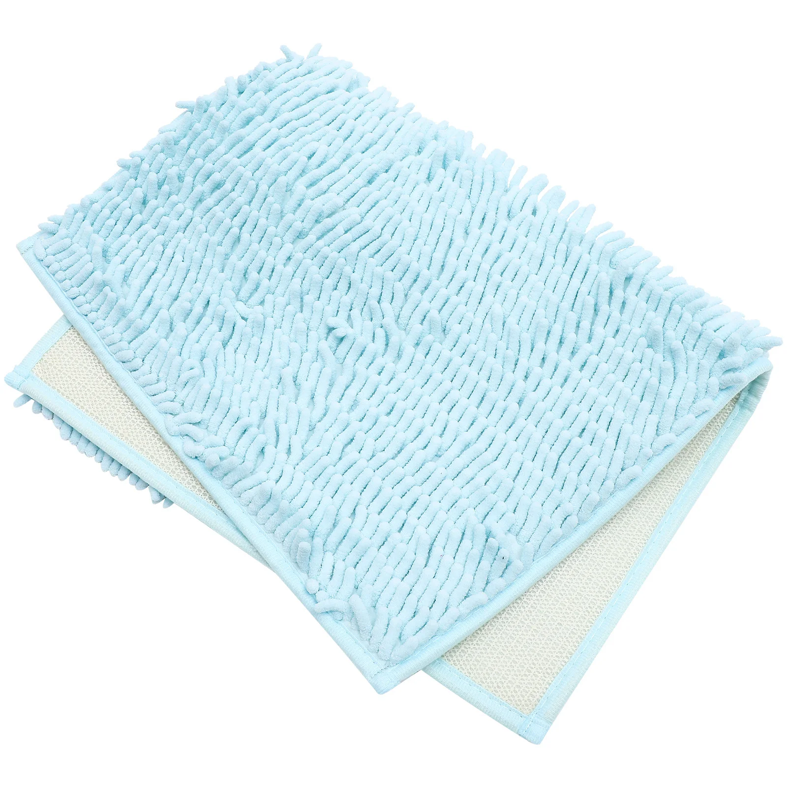 

Anti-Skid Bathroom Floor Mat Water Absorbent Non-Slip Bath Rug for Home Kitchen Hallway Swimming Pool Elderly Safe Use Blue