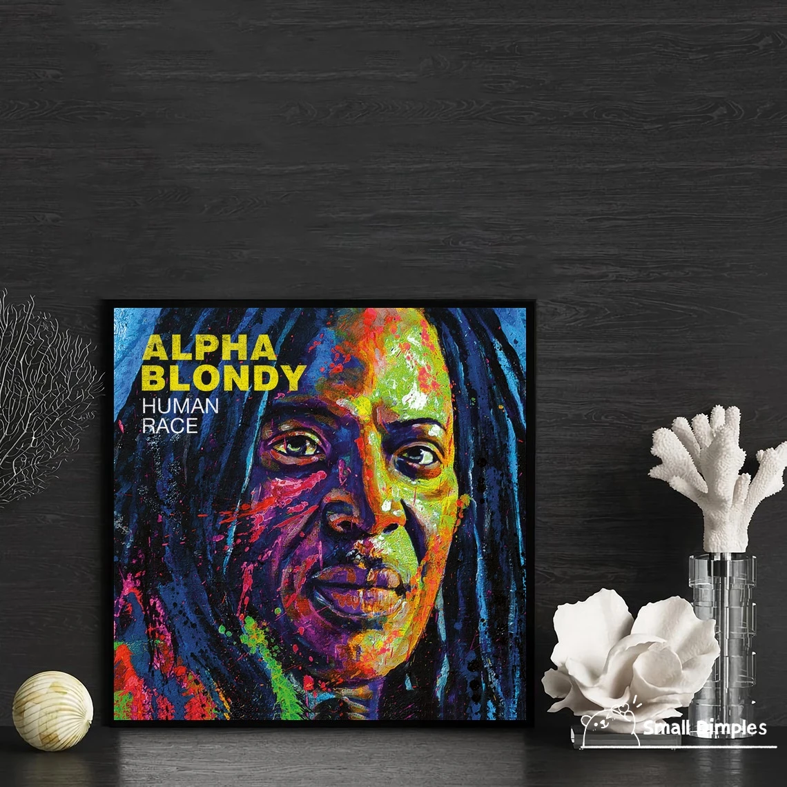 Alpha Blondy Human Race Reggae Music Album Cover Poster Canvas Art Print Home Decoration Wall Painting (No Frame)