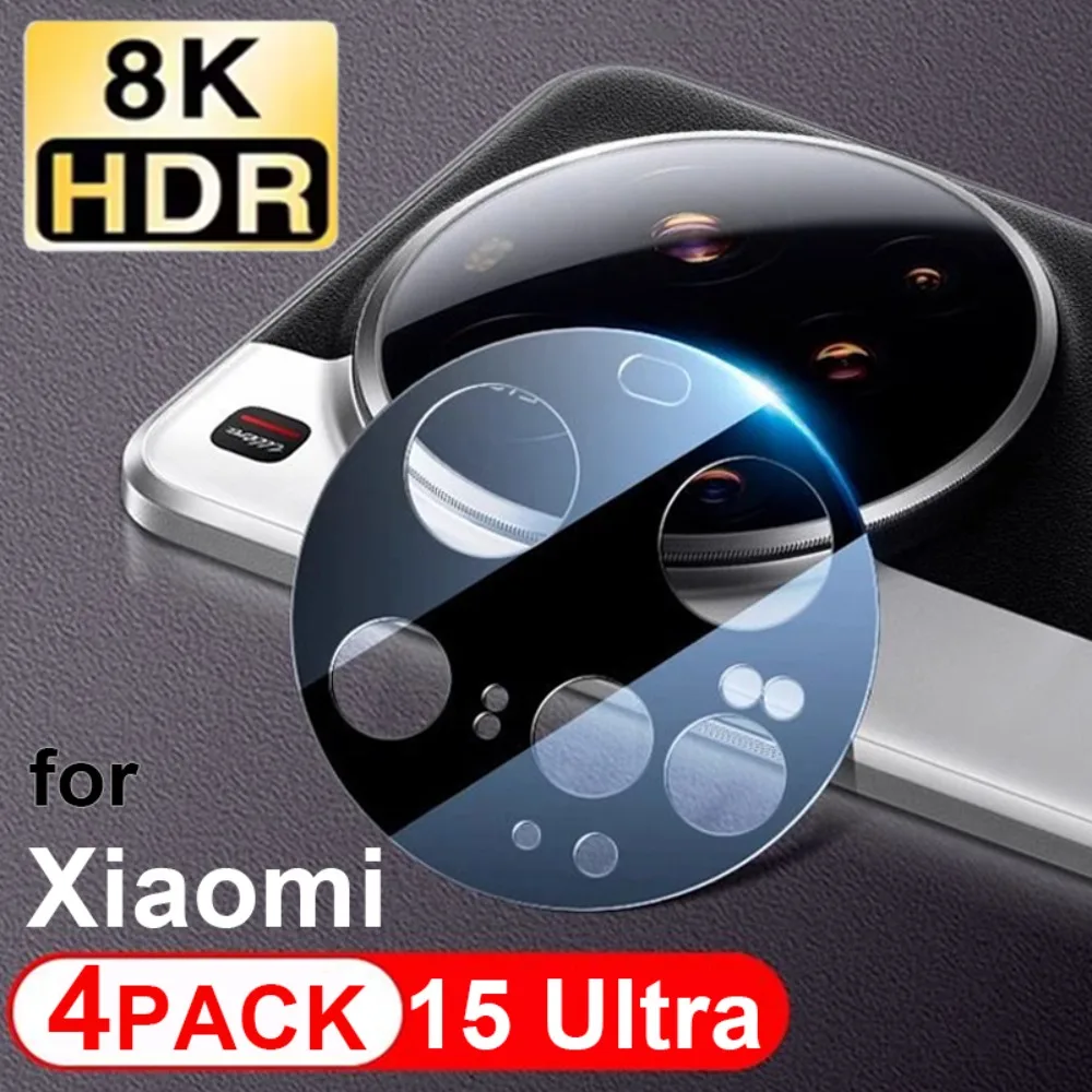 Für Xiaomi 15 Ultra Hinten Kamera Objektiv Abdeckung Fall für Mi 15 Ultra 15 ULTRA Zurück 9 H HD gehärtetem Glas Kamera Schutz Ring Filme