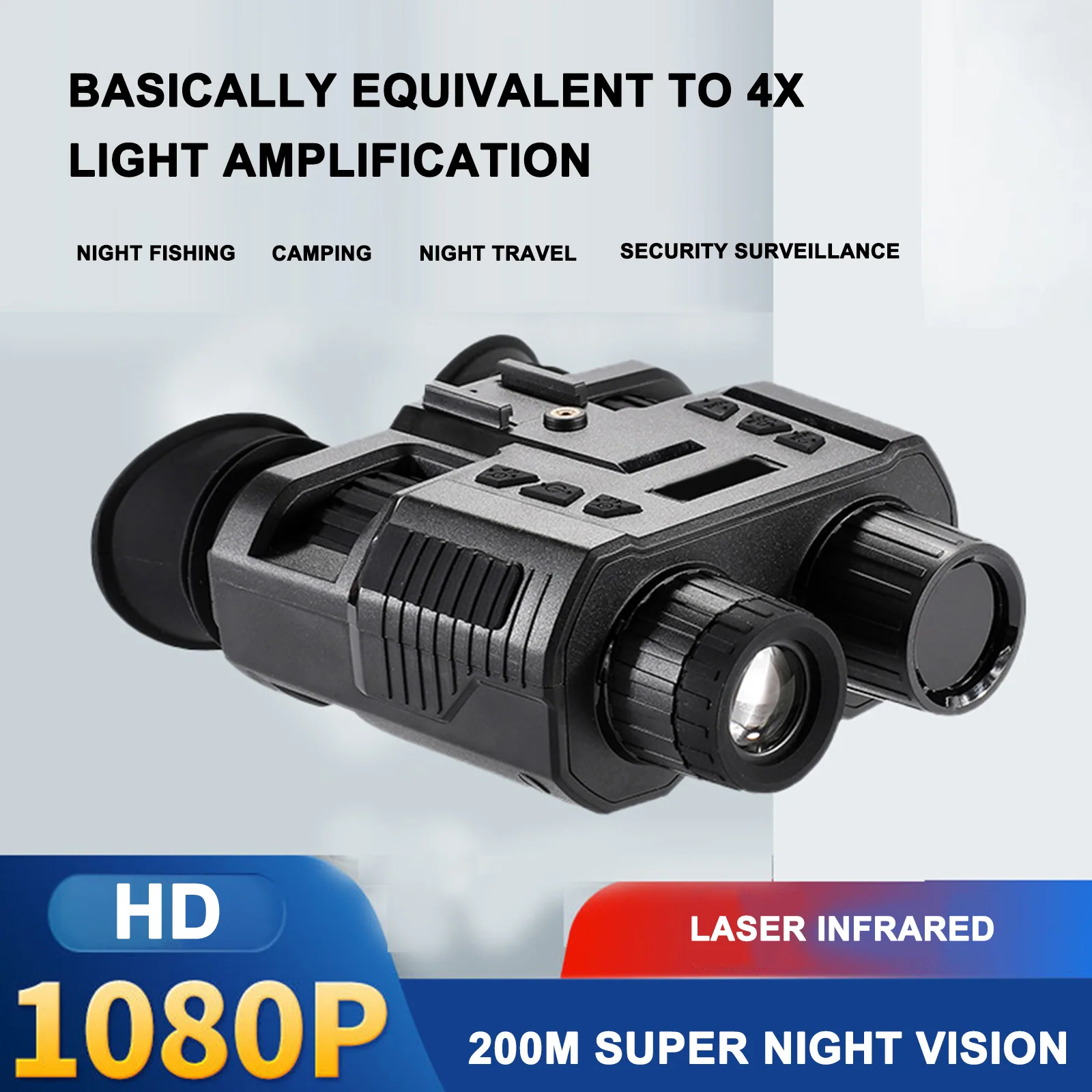 

NV800 Helmet Night Vision Monocular Infrared 1080p Night-Vision Device Range 200m For Outdoor Hunting Surveillance