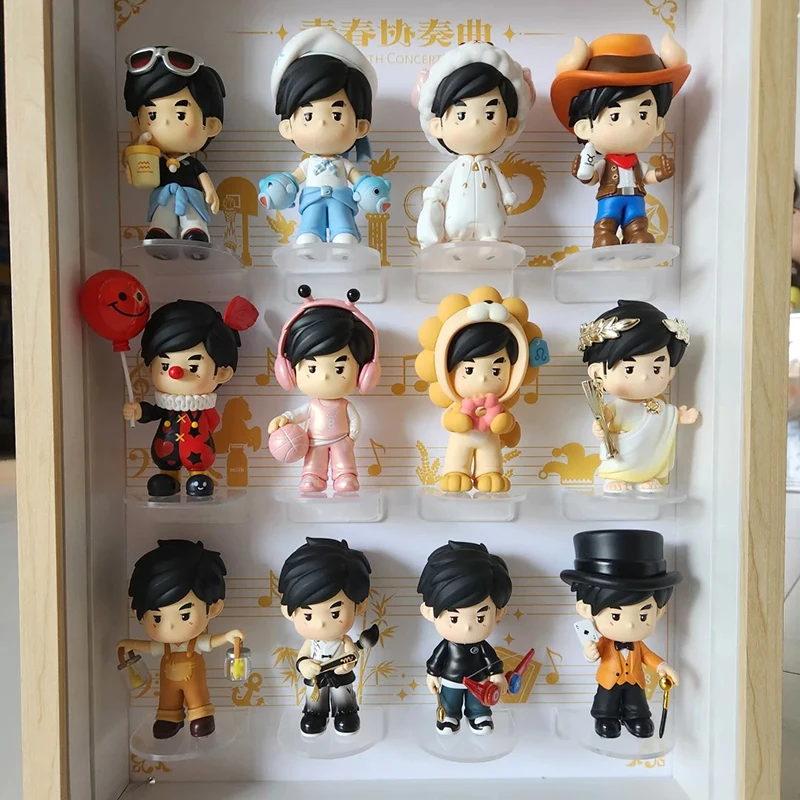 Mr. Zhou Has Twelve Constellations Blind Box Jay Chou Toys Cute Anime Figure Mystery Box Ornament Collection Model Surprise Gift