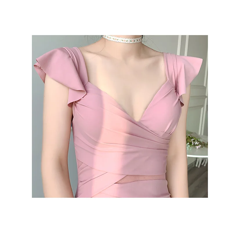The New Swimsuit Summer Women's Belly Cover and Thin Dress-style Steel Tray Gathers Students Swimwear Female