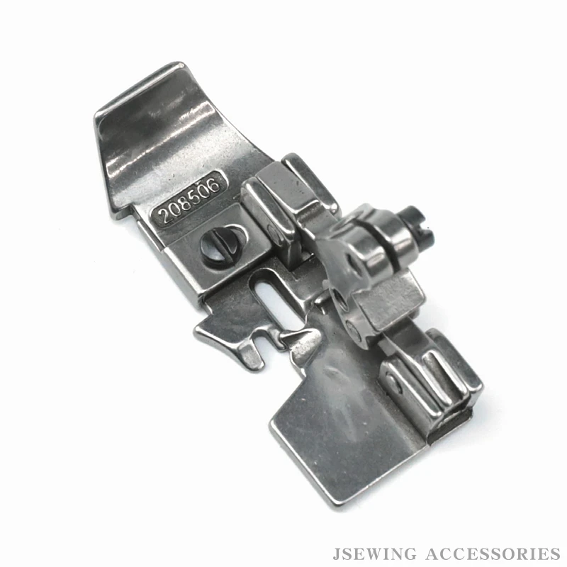 208506 Presser Foot Fit Five Thread Thick Fabric Fit Siruba 757 Pegasus M600 M700 Industrial Overlock Sewing Machine 5x5