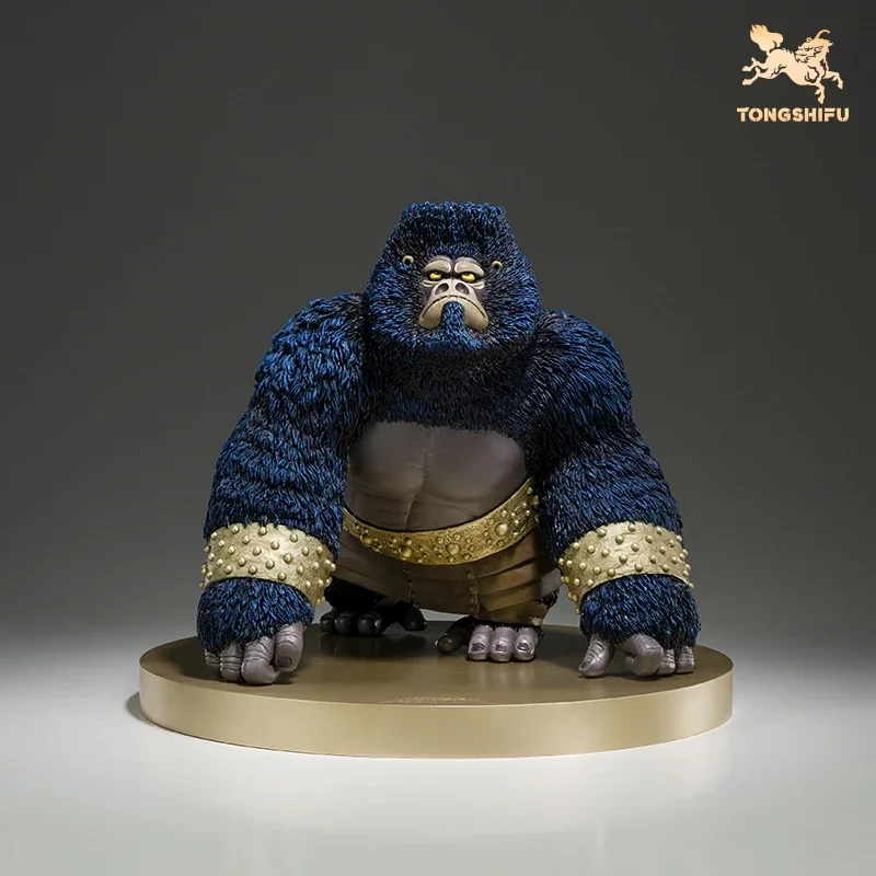 النحاس الحرفية الصينية الكرتون فيلم الكونغ فو الباندا تماثيل صغيرة على شكل حيوانات الغوريلا المنحوتات زخرفة سطح المكتب فن الديكور جمع
