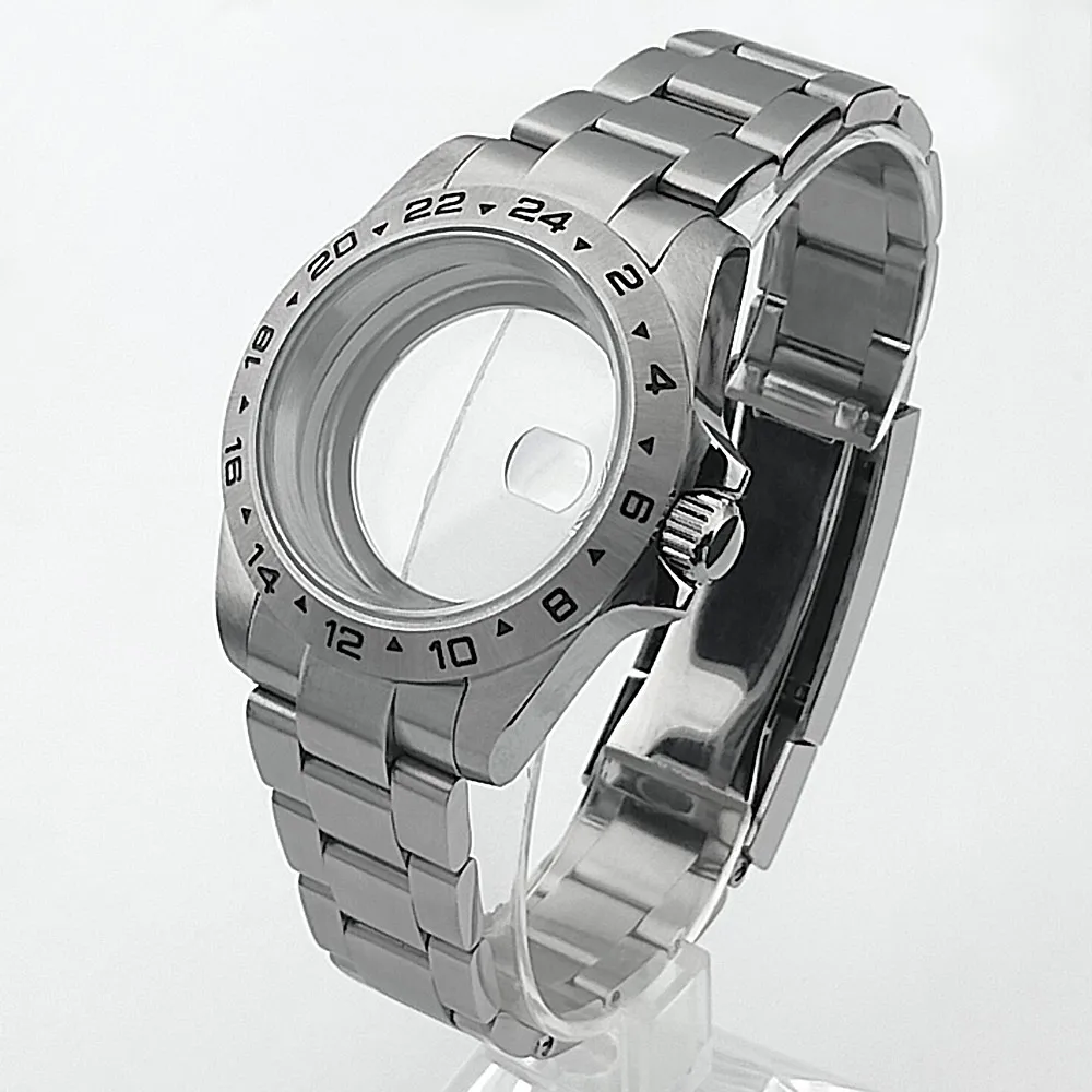 

Корпус GMT 39,5 мм подходит для механизма NH34, сапфировый корпус для линз, ремешок для часов, циферблат, указатель, детали и аксессуары для часов