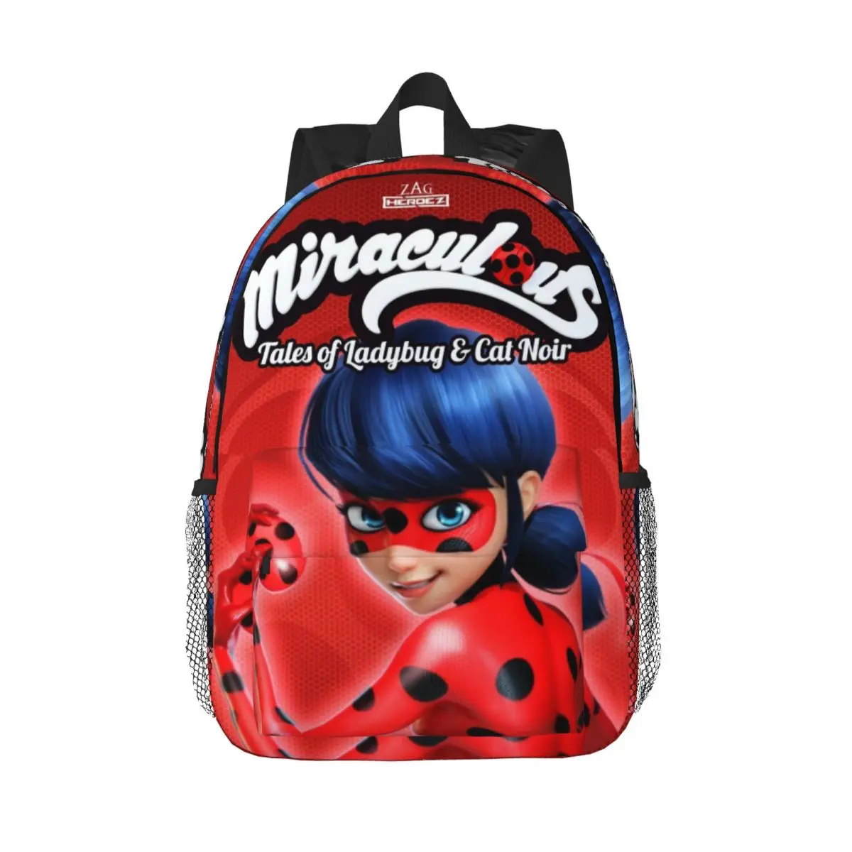 Miraculous Ladybug New Fashionable Pattern School Bag Print Lightweight Backpack 15inch