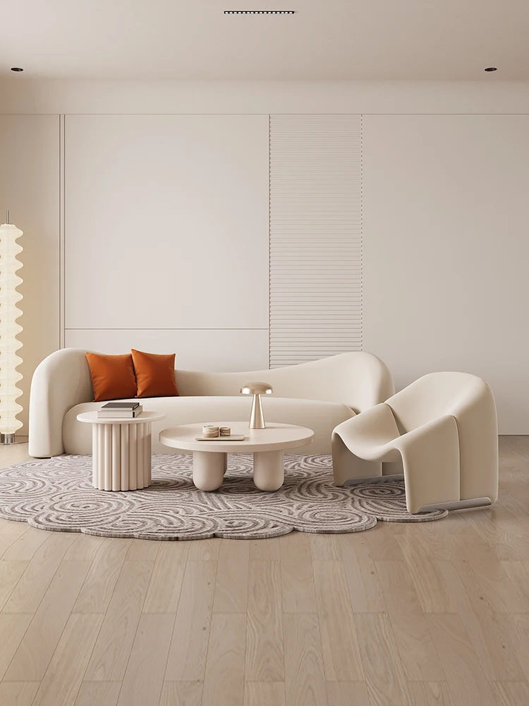 

Single person sofa table and chair combination