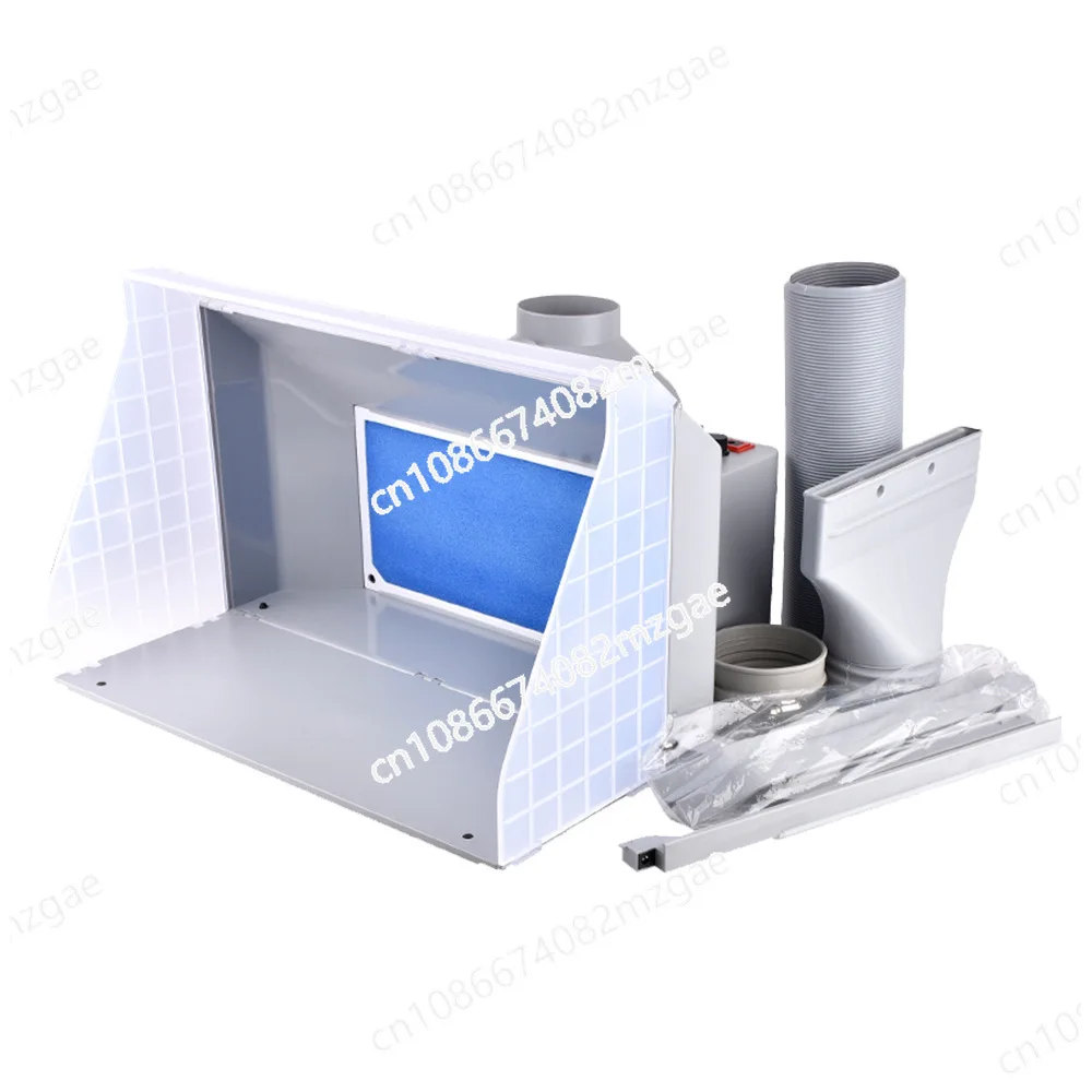 Upgraded exhaust fan model painting and coloring workbench painting fan mist absorber