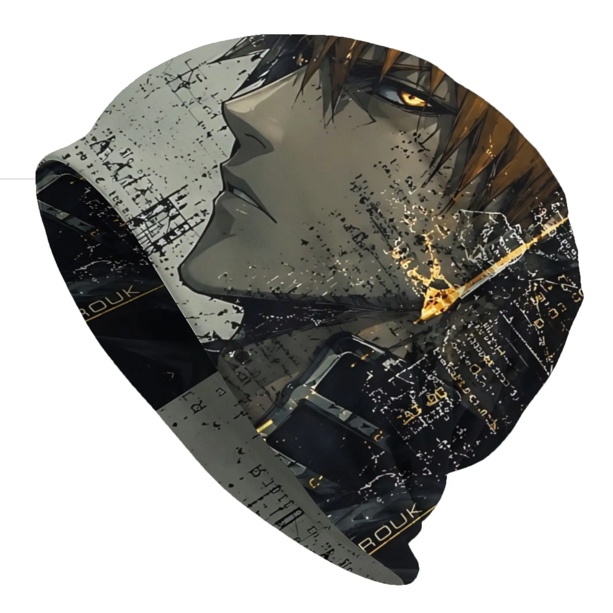 Ichigo Bleach Anime Hat Autumn Caps Men Women  Skullies Beanies Ski Caps Soft Bonnet Hats