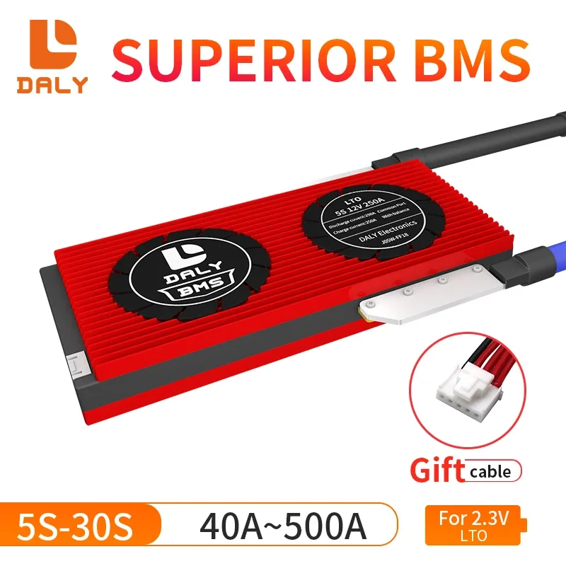 

Daly LTO BMS 5S 10S 15S 20S 25S 30S 40A 60A 80A 100A 120A 150A 200A 250A 300A 400A 500A battery BMS