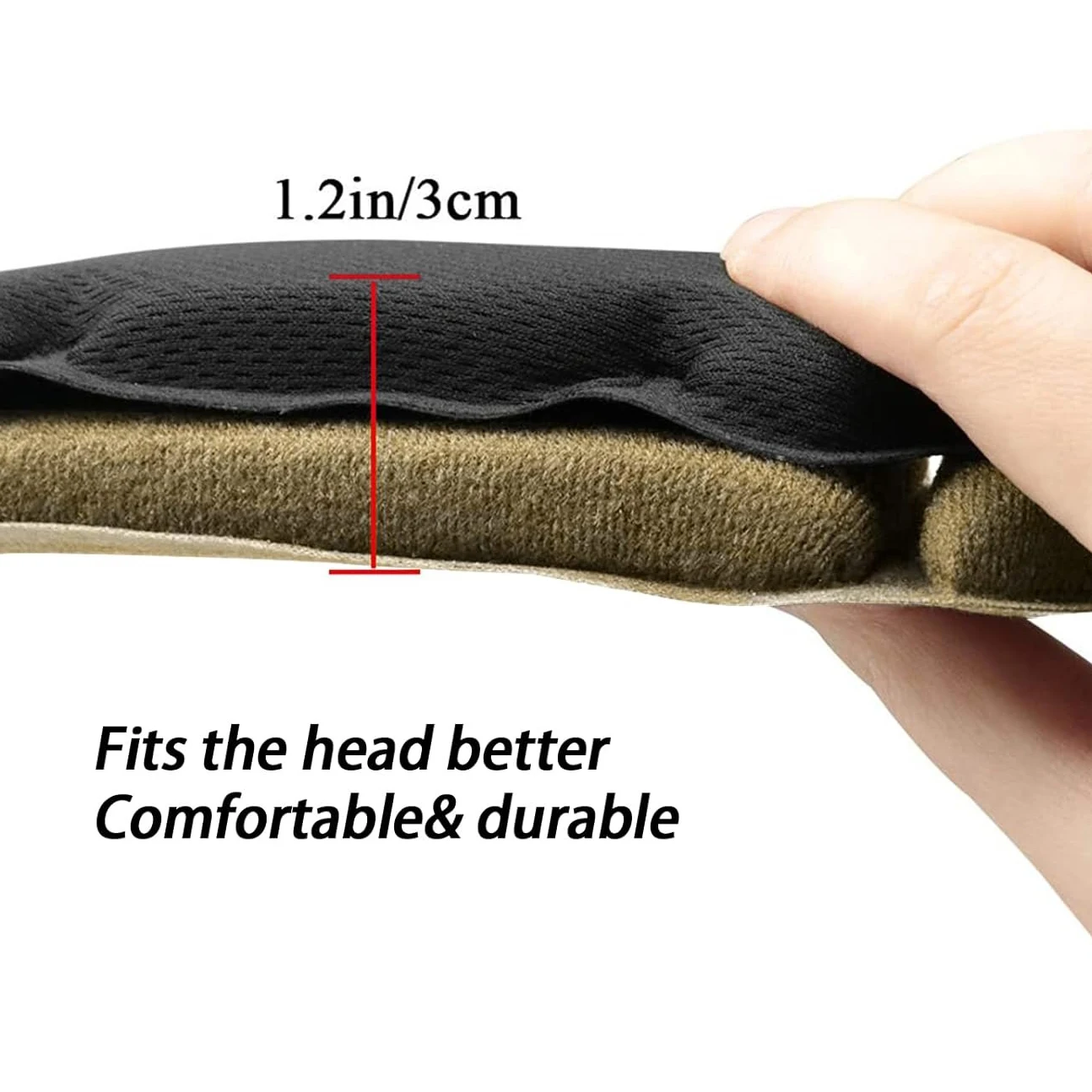 Universal Tactical Helmet Liner System With Memory Foam Padding Replacement Protective Inner Pads For Enhanced Comfort - Image 4