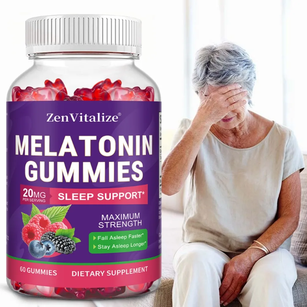 Adult Melatonin Gummies Support Sleep Quality, Improve Mood, and Regulate Sleep Rhythms