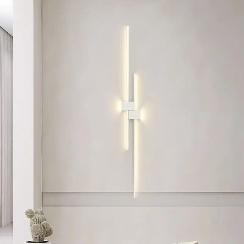 Modern LED Wall Lamp Bedside Sconce For Living Dining Room Bedroom Aisle Background Home Decor Indoor Lighting Fixture Lustre