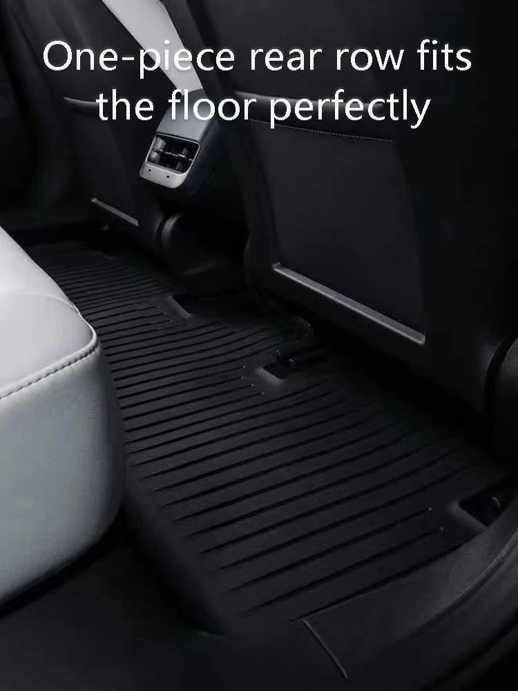 Car Floor Mats For Volkswagen VW ID.4 CROZZ ID4 Crozz 2020~2024 Dirt-resistant Pad Foot Carpets TPE Floor Cover Auto Accessories