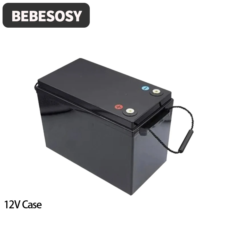Case 12V 280AH DIY Batterij Case Draagbare Batterij Box 230AH 4S Optioneel 200A BMS 2A Actieve Balans TFT LCD Tape Bolt Voor RV