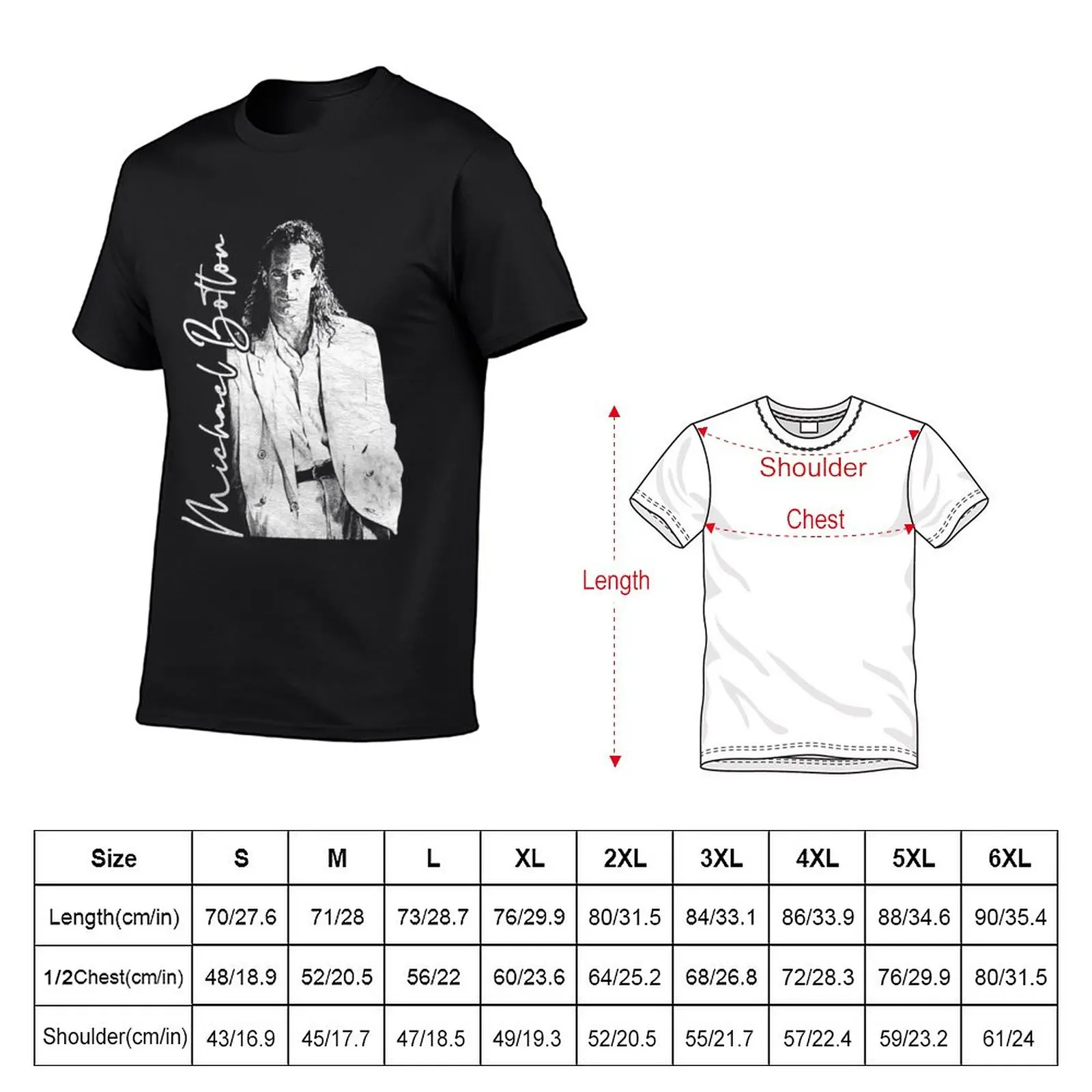 New Michael Bolton _ 90s Style Fan Design T-Shirt funny t shirt Tee shirt plus size t shirts fitted t shirts for men