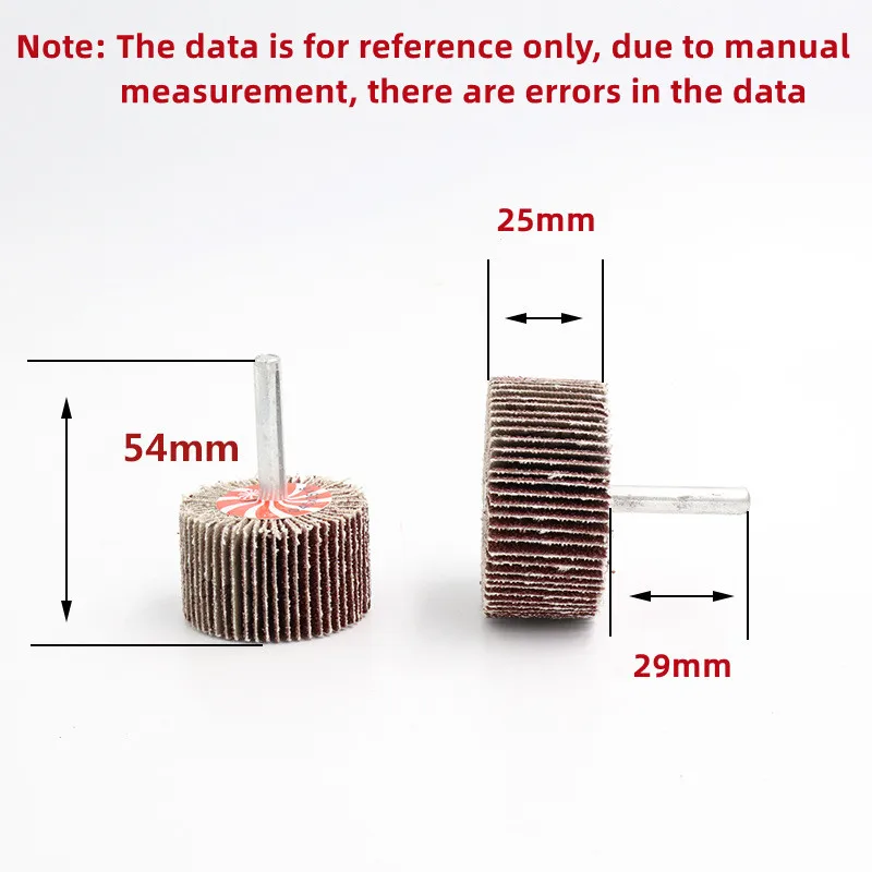 1/5/10pcs 6mm Shank Sanding Flap Wheel Disc 15-80mm Sandpaper Polishing Grinding Wheel For Rotary Tool Abrasive Tools Grit 80