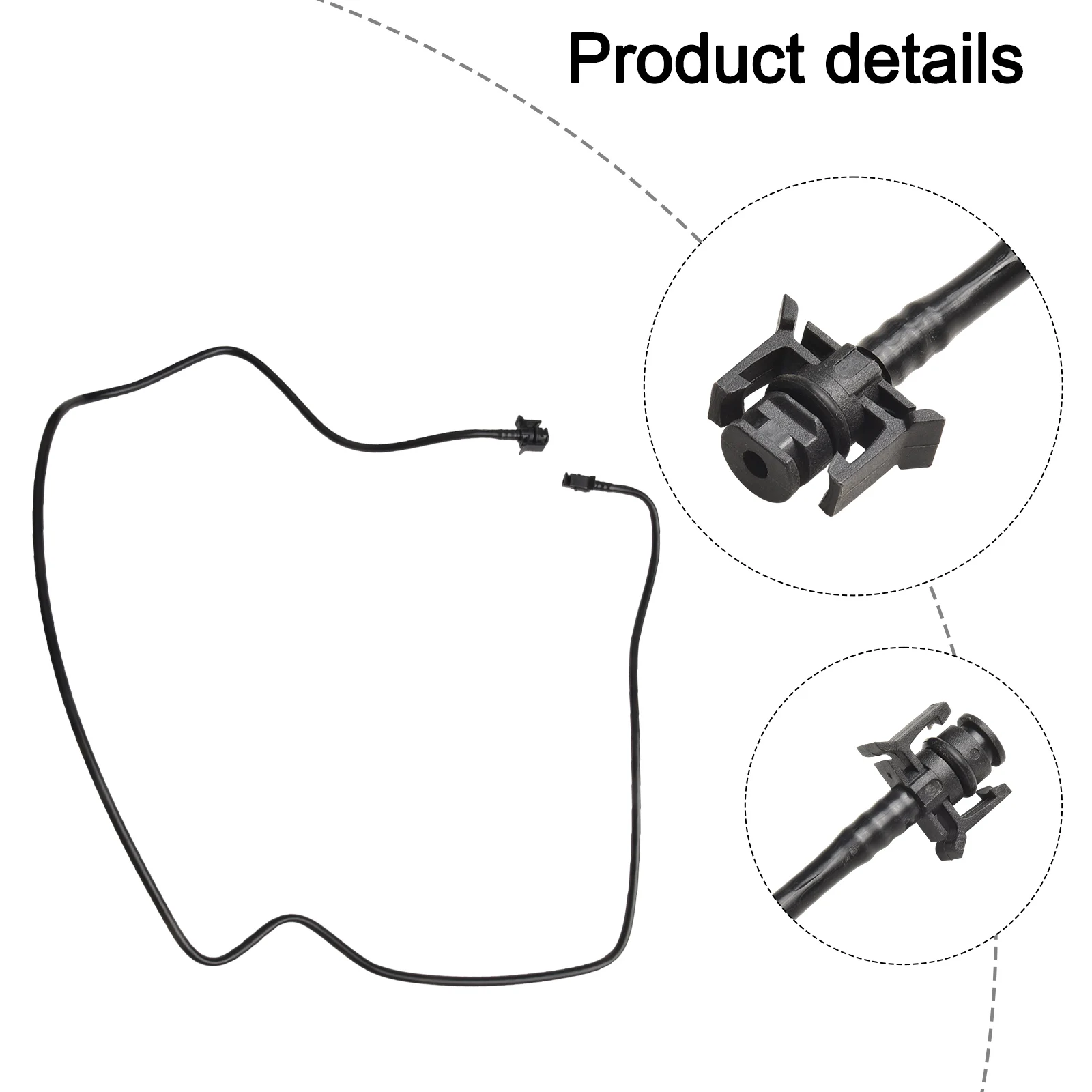 

23) Возвратная труба резервуара для воды Шланг радиатора для Ford для Mondeo Черный пластиковый материал Простая установка Высокая надежность