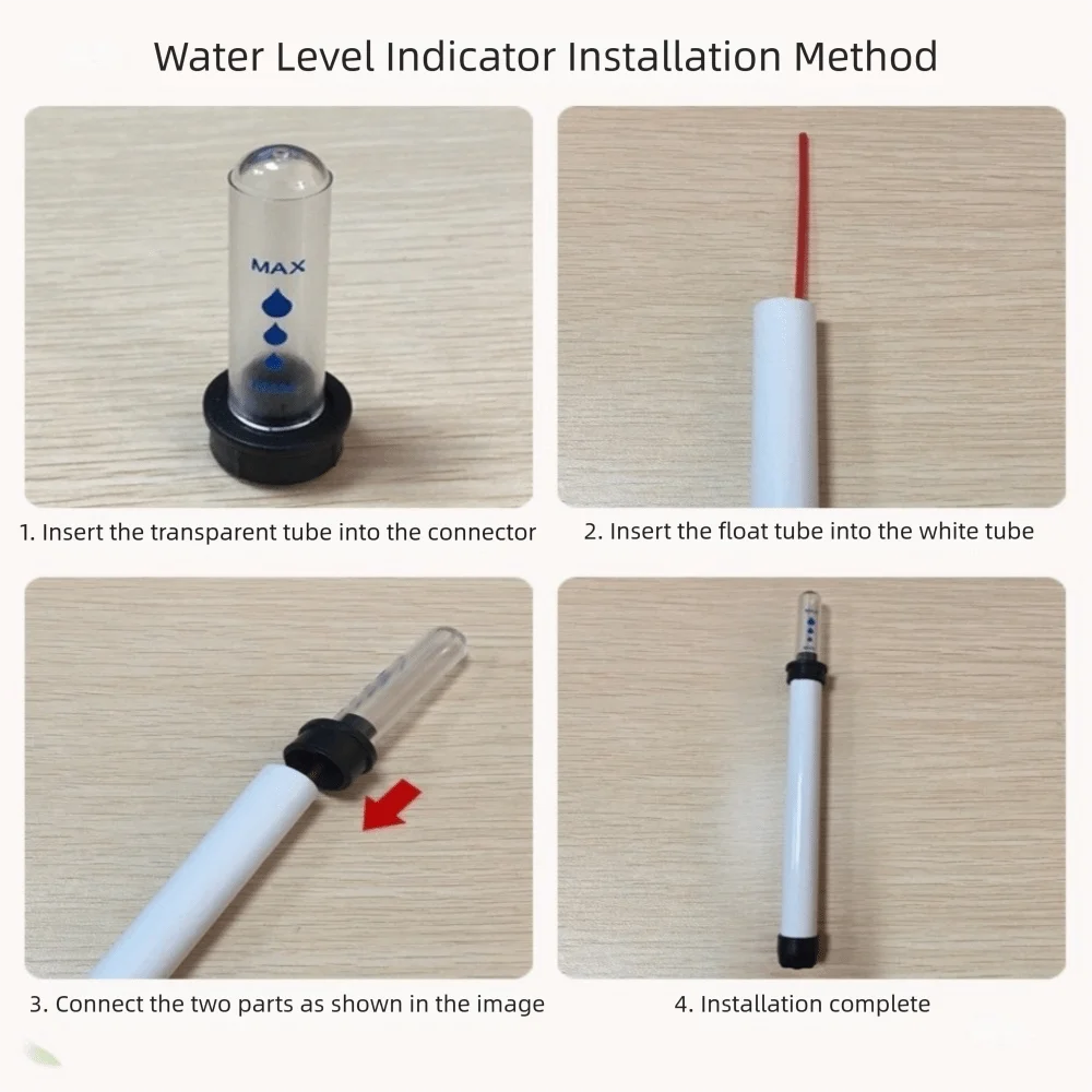 Buoy Display Water Level Indicator Plastic Transparent Soil Moisture Meter Visible Smart Plant Level Indicator Greenhouse Use