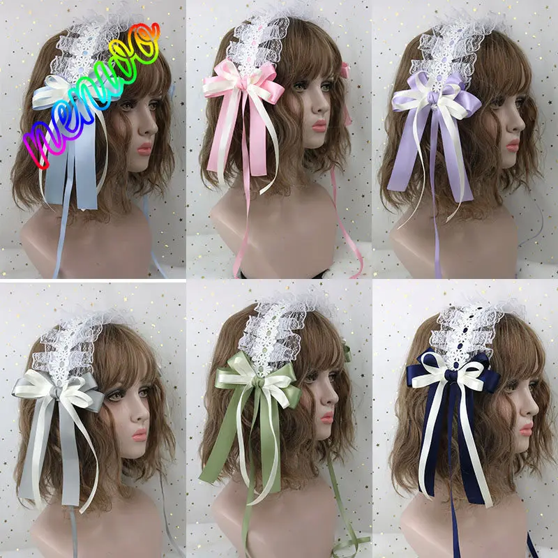 

Hand made Lolita Small Headpiece Hair band Hairpin Sweet Lovely Hair Accessories Japanese Cosplay Hair Ornaments Maid Headdress